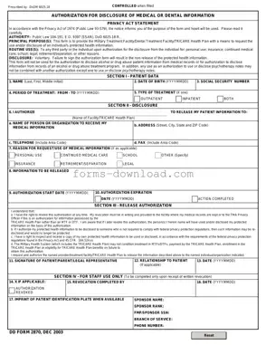 Blank DD 2870 Form