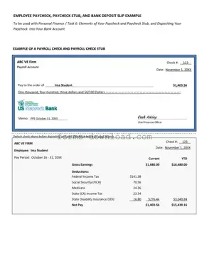 Blank Payroll Check Form