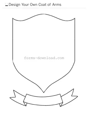 Blank Coat Of Arms Form